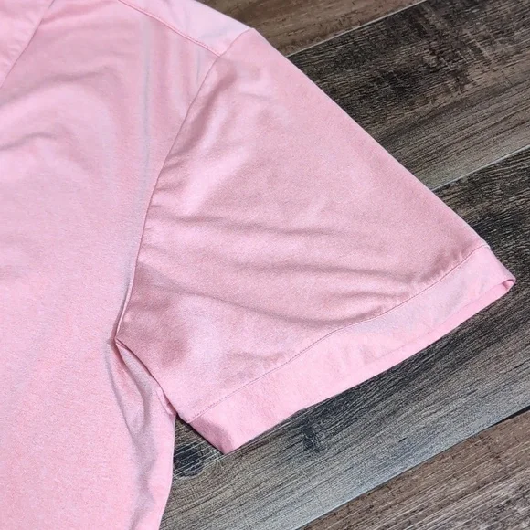 William Murray Golf Polo Size XXL In Pink Performance Stretch Plaid Sleeve - Picture 5 of 10